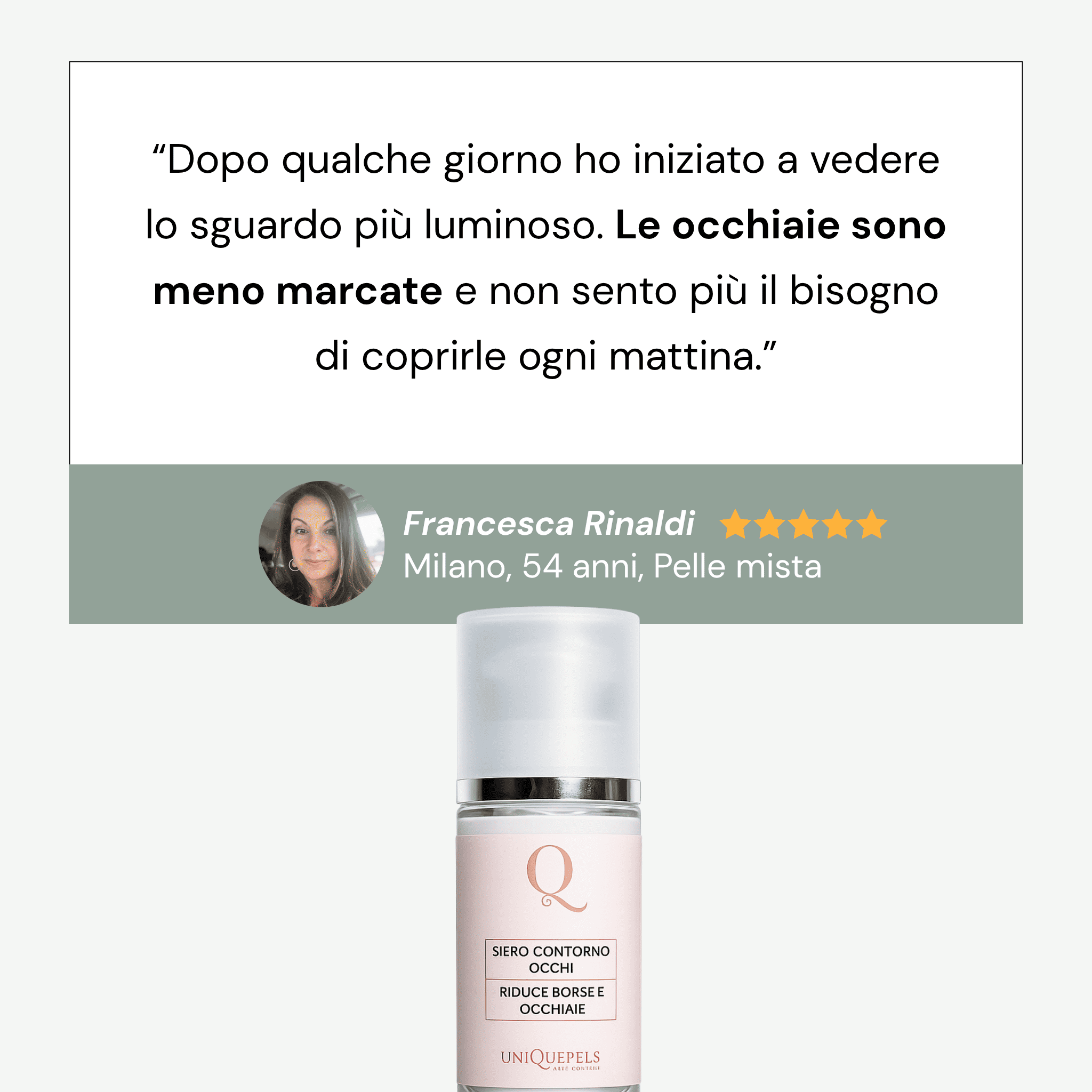 Siero Contorno Occhi Borse e Occhiaie