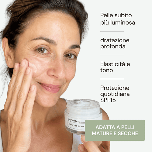 Crema Viso Giorno Linfa Vitale con Regolatore del Dermobiota