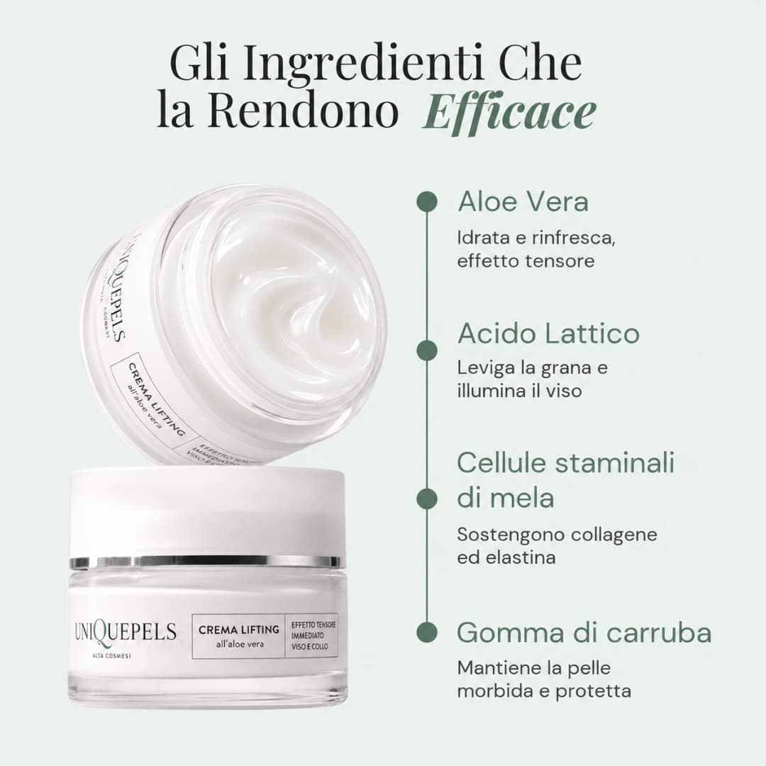 Crema Viso Lifting All'Aloe Vera