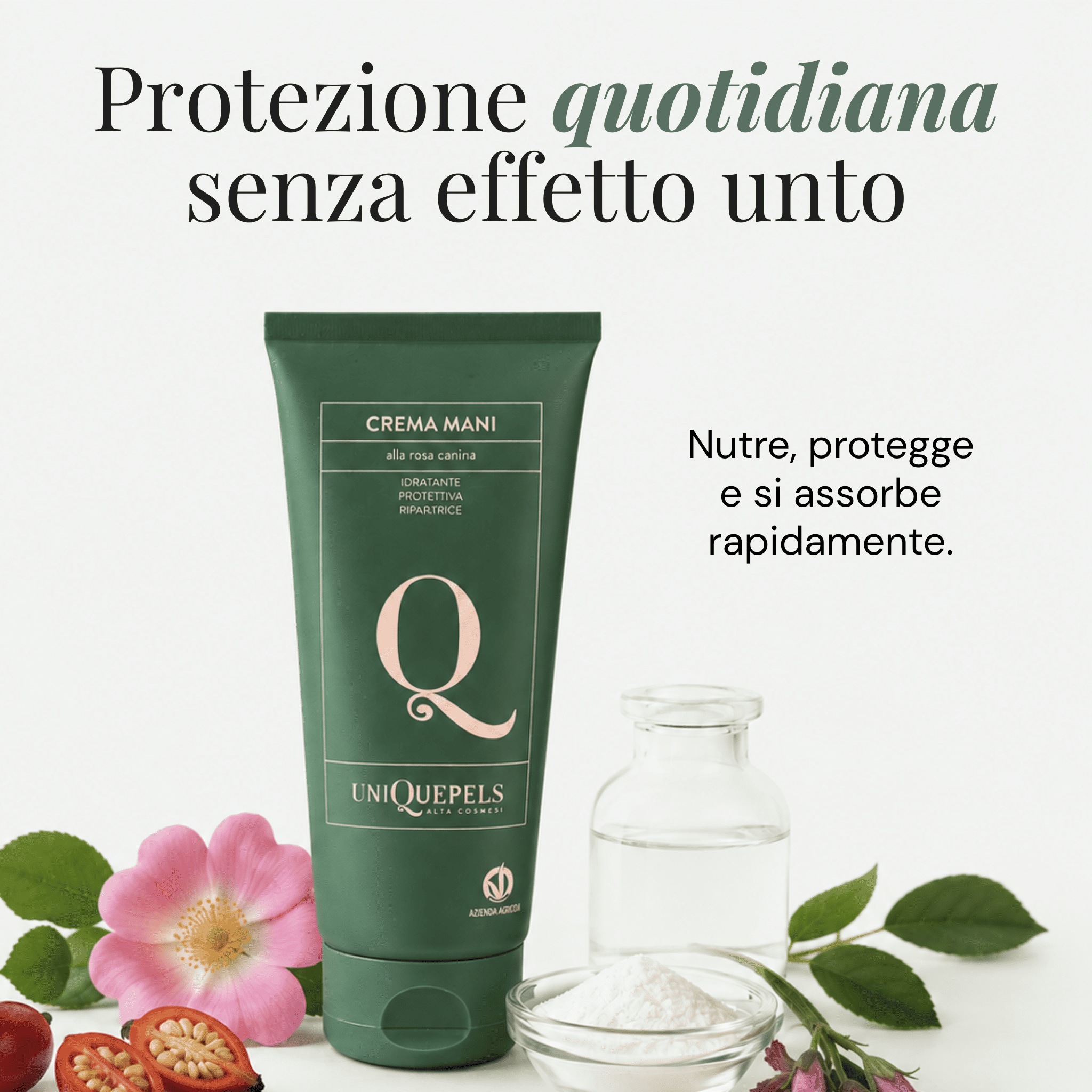 Crema Mani All’estratto Di Rosa Canina