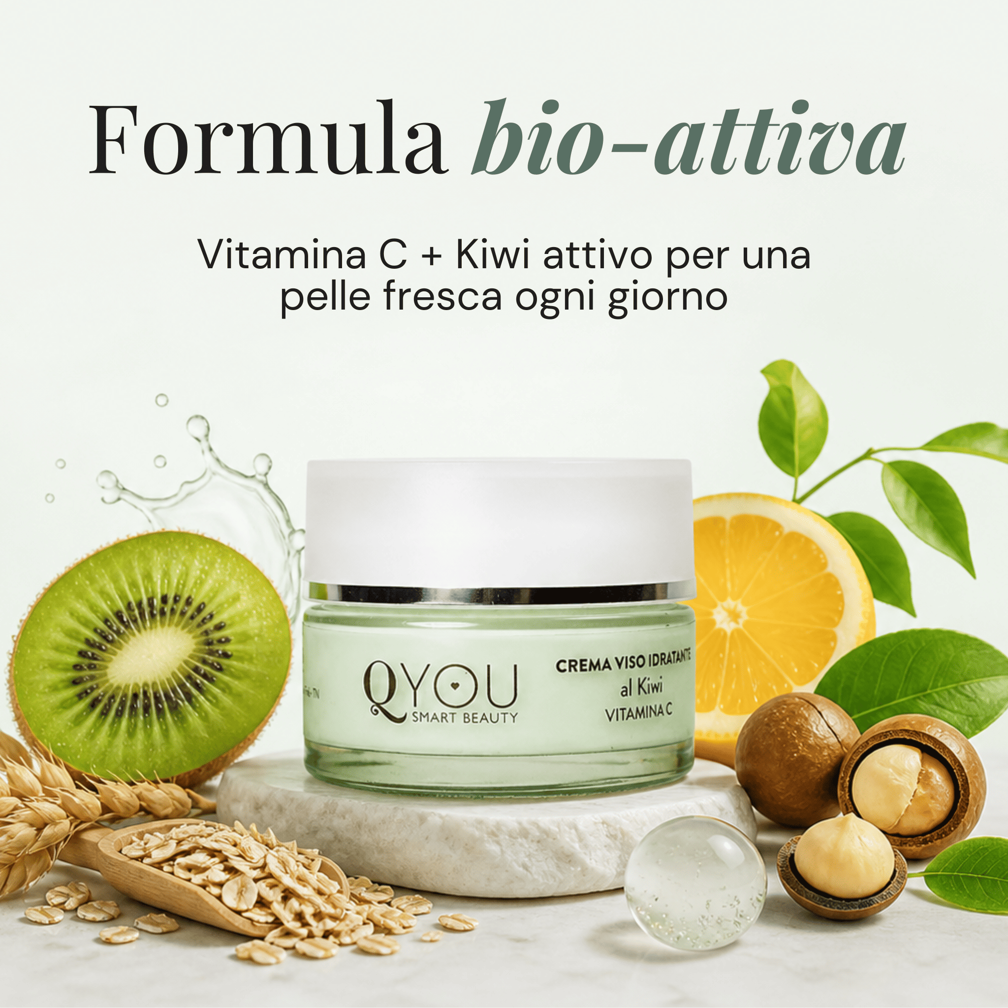 Crema Viso Idratante al Kiwi e Vitamina C