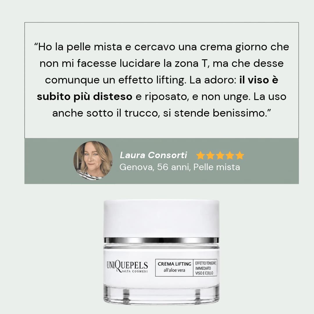 Crema Viso Lifting All'Aloe Vera